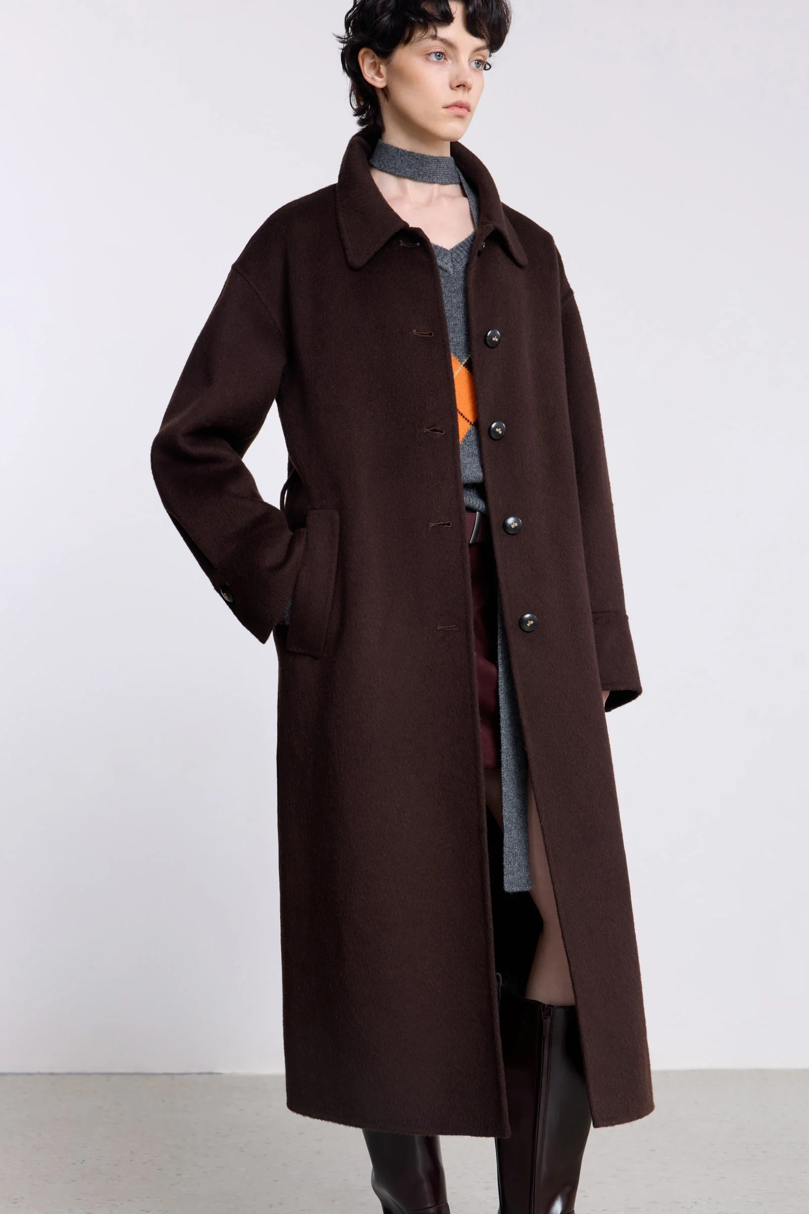 Wool-Camel Double-Faced Coat - Image 13