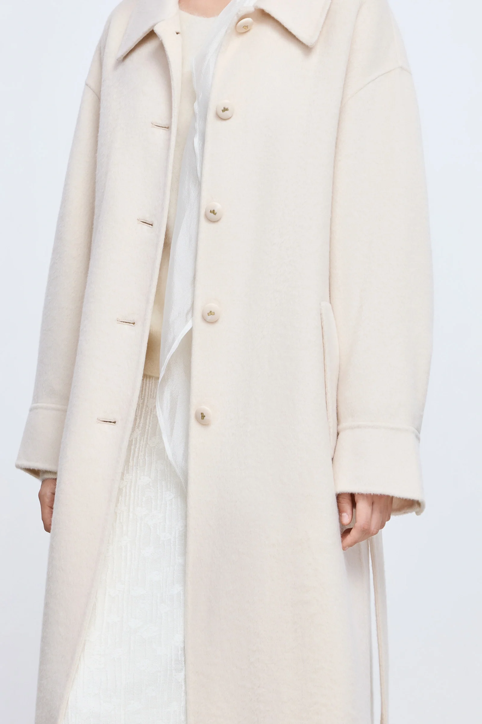Wool-Camel Double-Faced Coat - Image 6