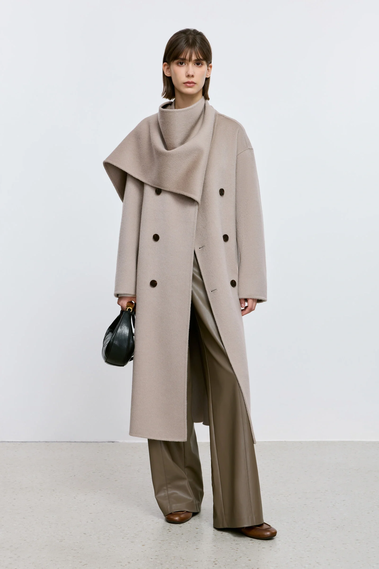 Wool-Silk Camel Hair Coat - Image 8