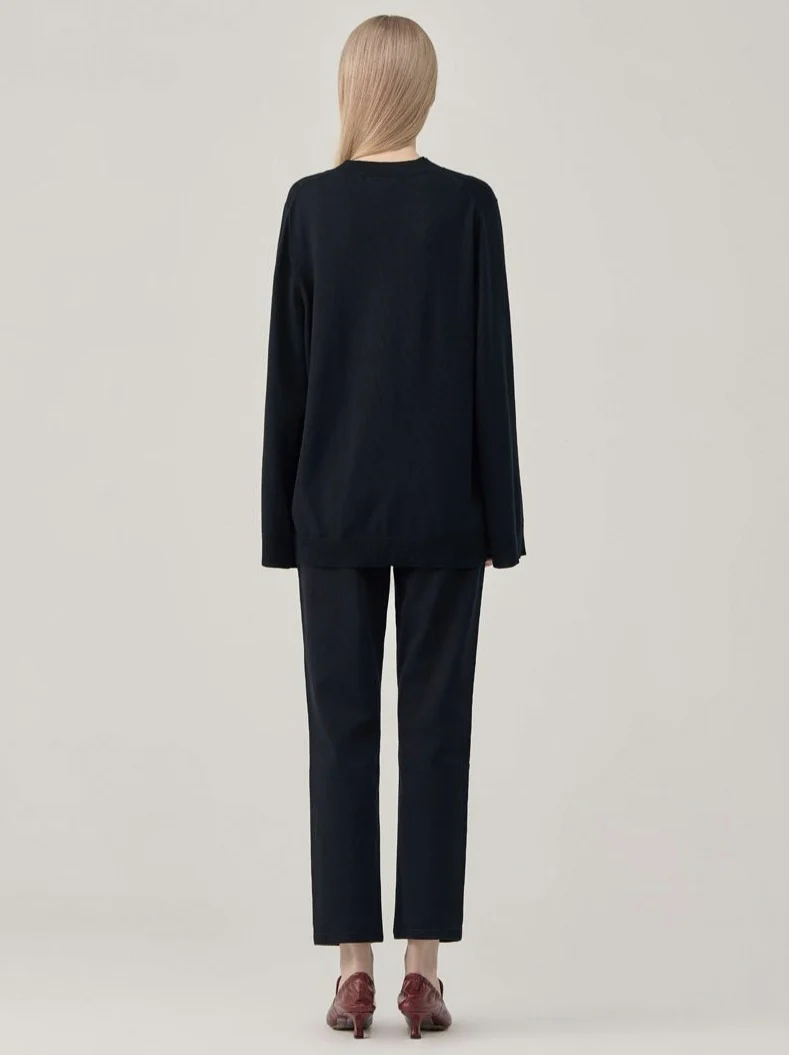 Wool-Silk Knit Long-Sleeve - Image 4